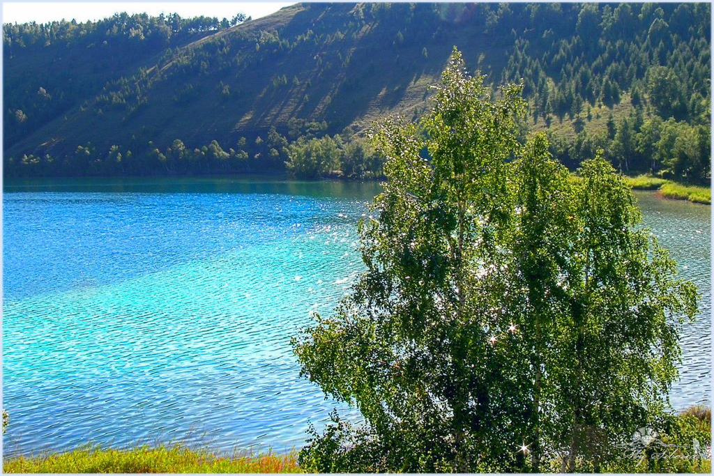 Озеро круглое Шарыповский.